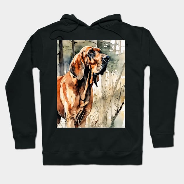 Bloodhound Hoodie by ArtShare